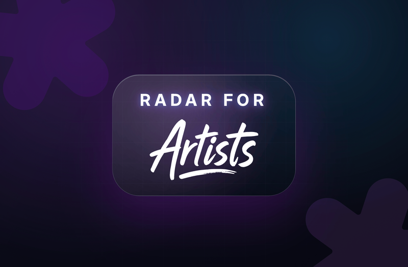 Official Logo for Radar's Artist Program.